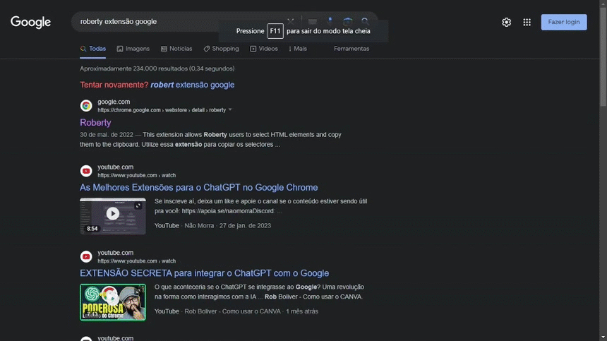 Adicionar Extensão no Chrome